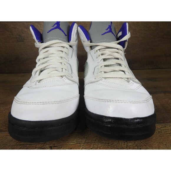 Nike Air Jordan 5 Retro 440889-141 Dark Concord 2022 Size 2.5Y White Purple - Picture 3 of 8